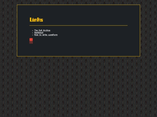 links screenshot
