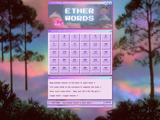 etherwords screenshot