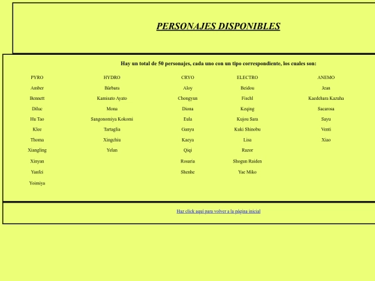 personajes screenshot