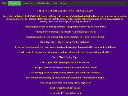 cyberbullying screenshot