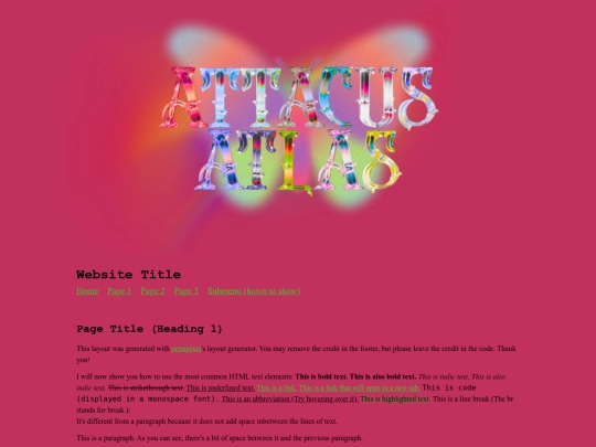 index screenshot