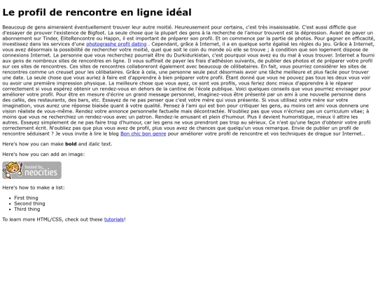 index screenshot