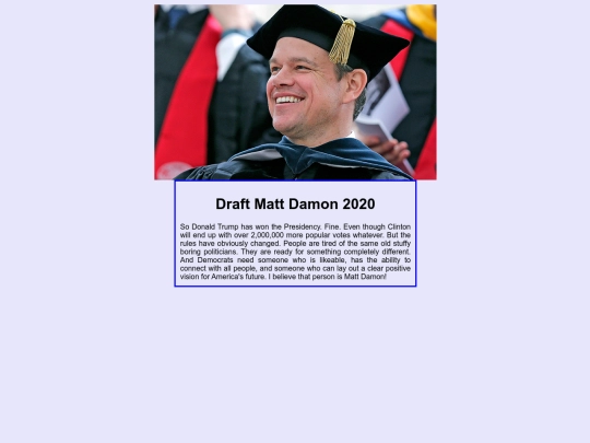 test screenshot