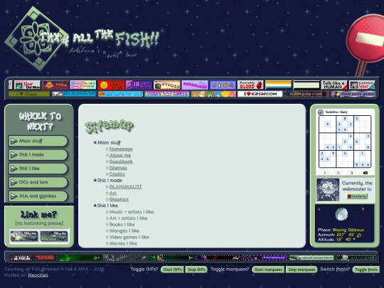 sitemap screenshot