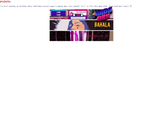 pages/projects screenshot