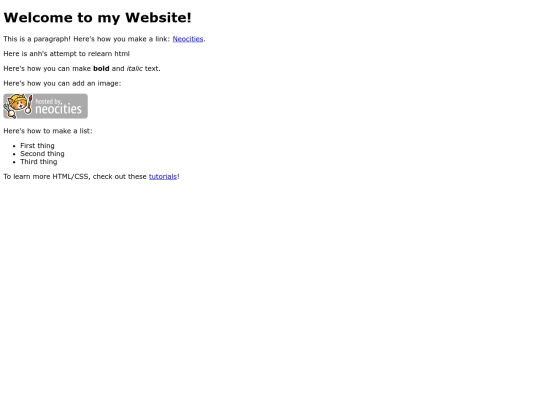 index screenshot