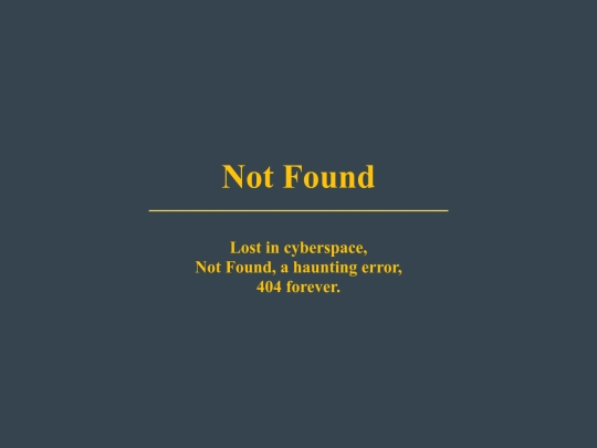 not_found screenshot