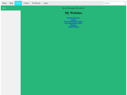 aboutme screenshot