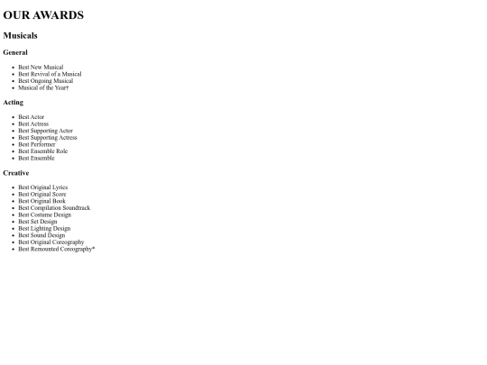 awards/theatre_nut/our_awards screenshot