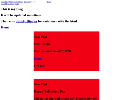 blog screenshot