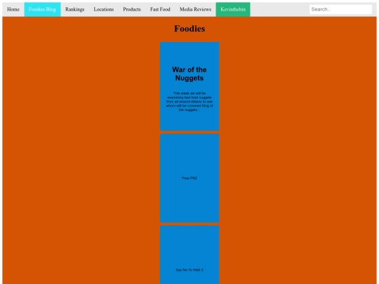 foodies/blog screenshot