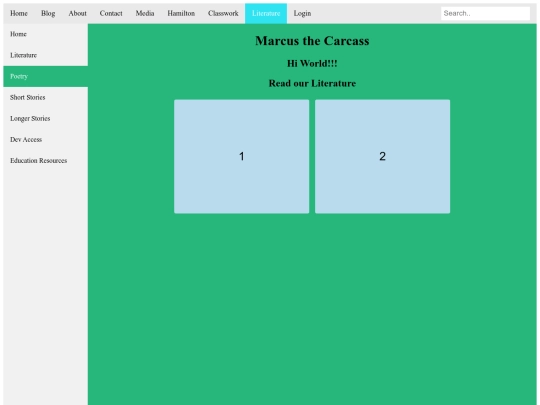 literature/poetry/poems/poems screenshot