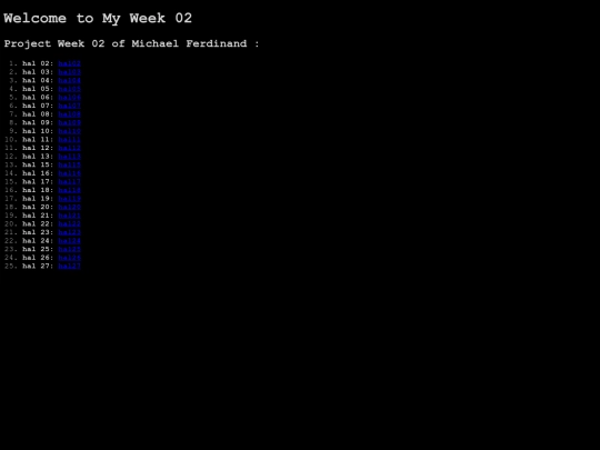 week02 screenshot