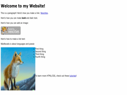 index screenshot