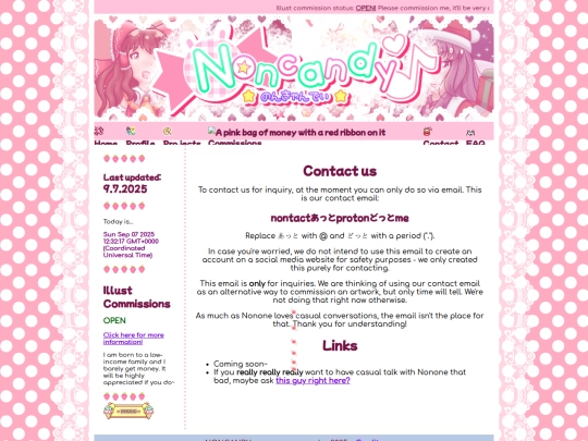links screenshot