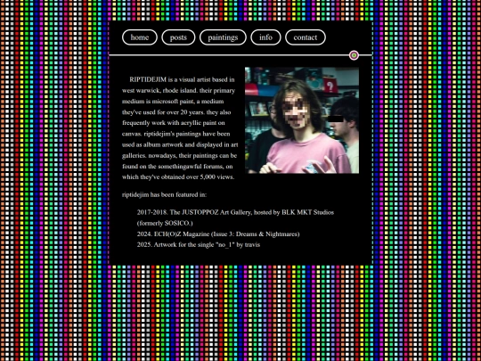 info screenshot