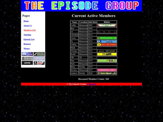 members screenshot