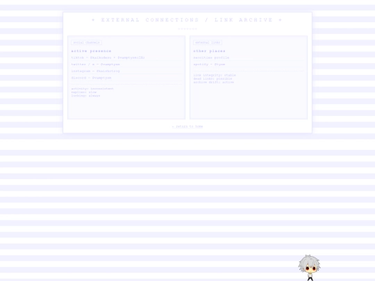links screenshot