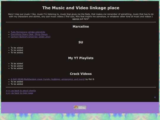 AboutMe/MyPlaylist screenshot
