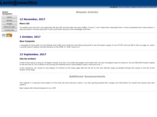 csstestpage screenshot