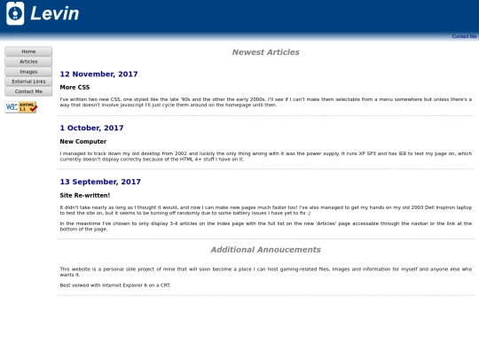 index screenshot