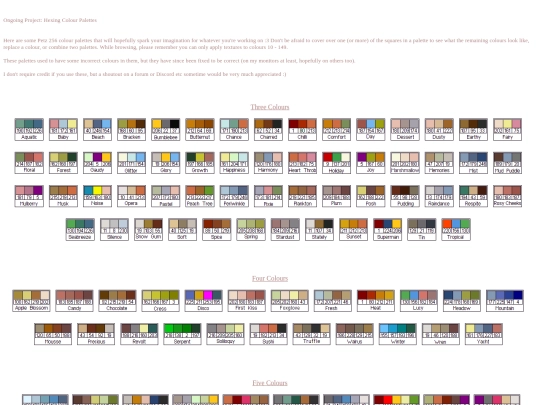 palettes screenshot
