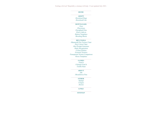 sitemap screenshot