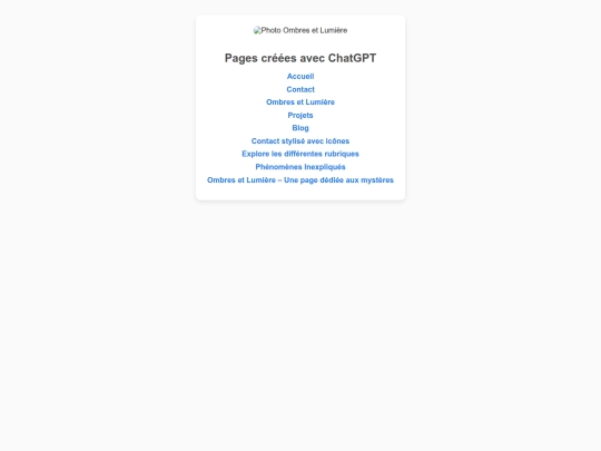 index screenshot