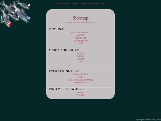 sitemap screenshot