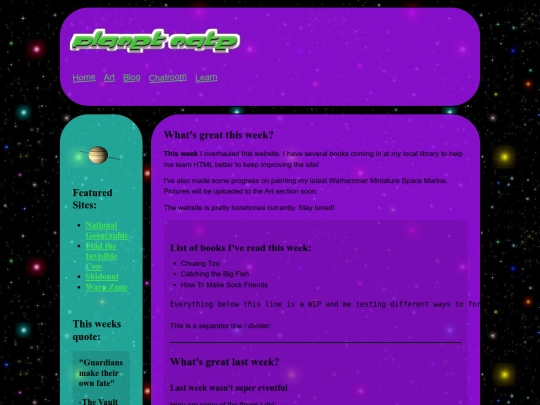 index screenshot