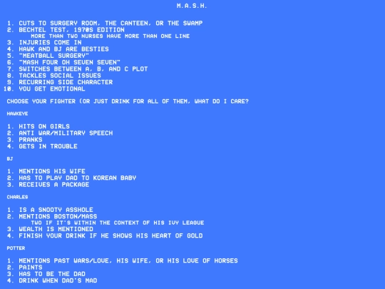 movies/mash screenshot