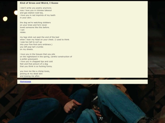 poems/gross screenshot