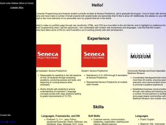 index screenshot