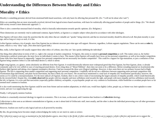 Soulism/Library/MoralityAndEthics screenshot