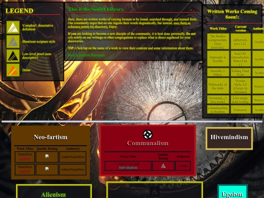Soulism/Library/experimental_index screenshot