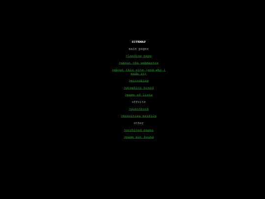 sitemap screenshot