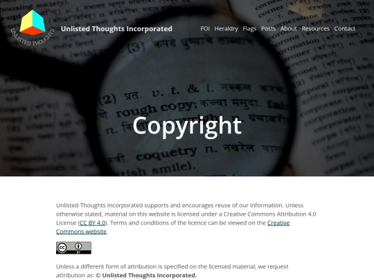 copyright screenshot