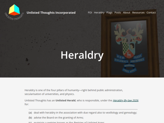 heraldry screenshot