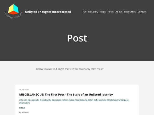 tags/post screenshot
