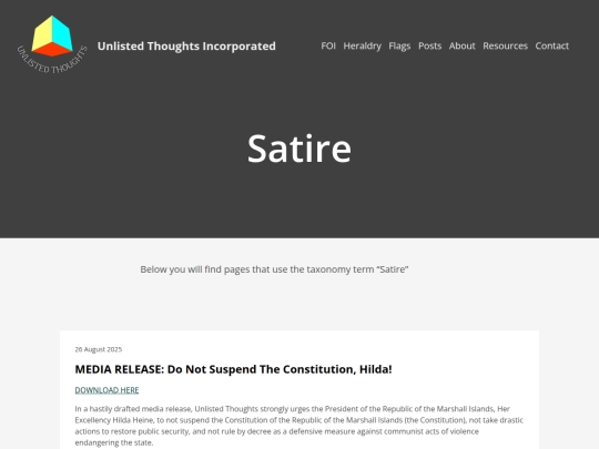 tags/satire screenshot