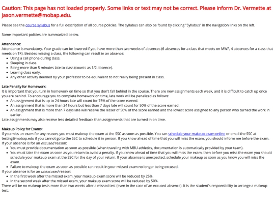 course-policies screenshot