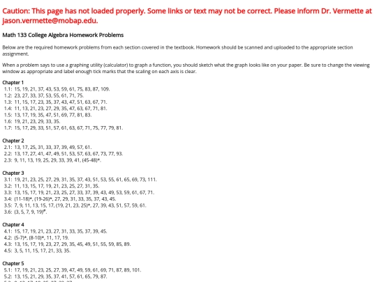 math133/homework screenshot