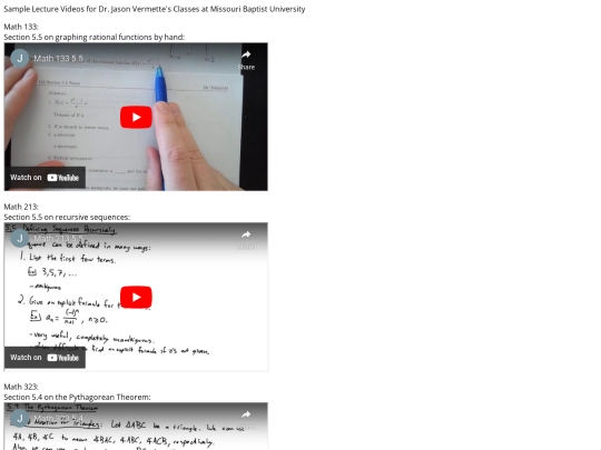 sample-lectures screenshot