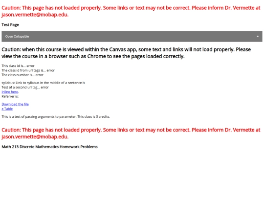 test screenshot