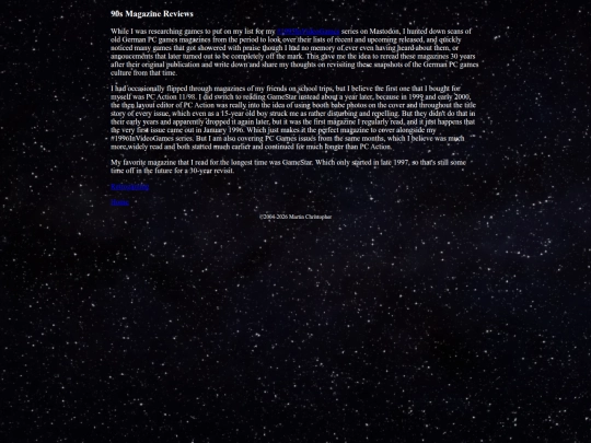 retro/review/reviews screenshot