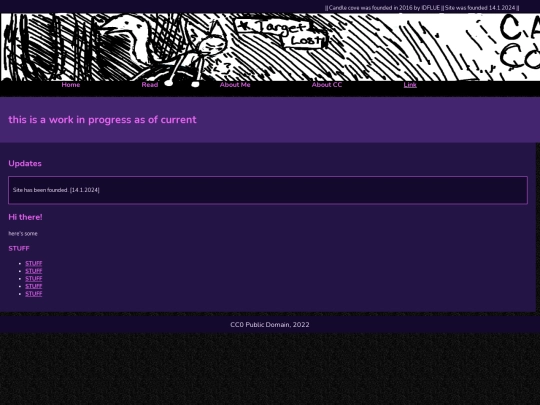 Links screenshot