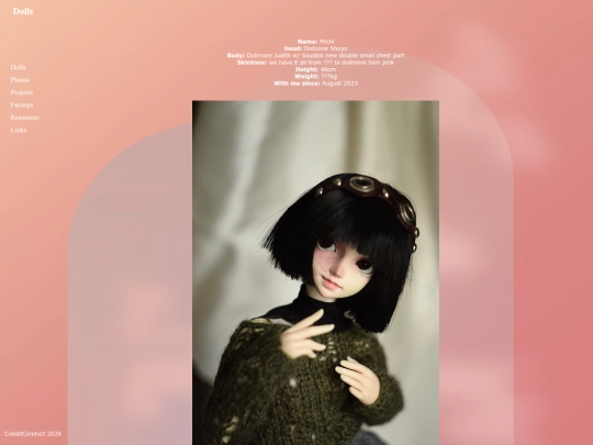 Doll profiles/michi screenshot