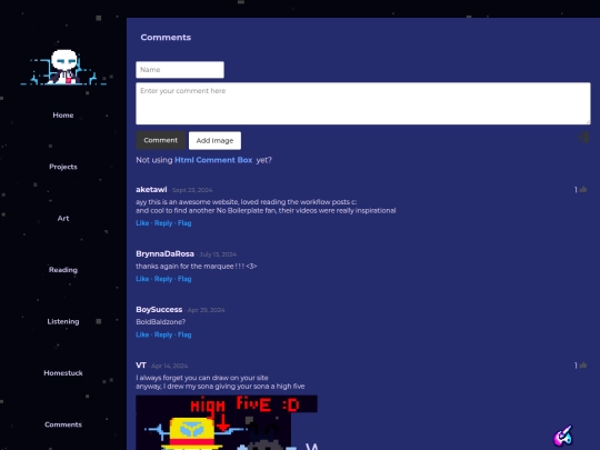 comments screenshot