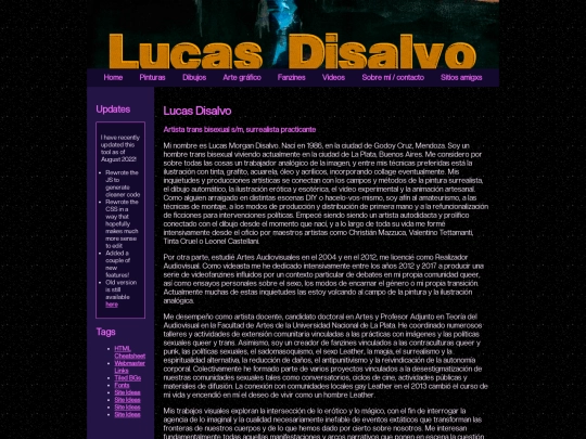 Sobre mí /sobremi screenshot