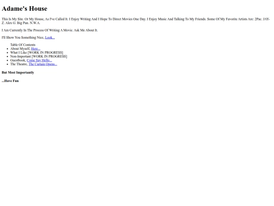 index screenshot